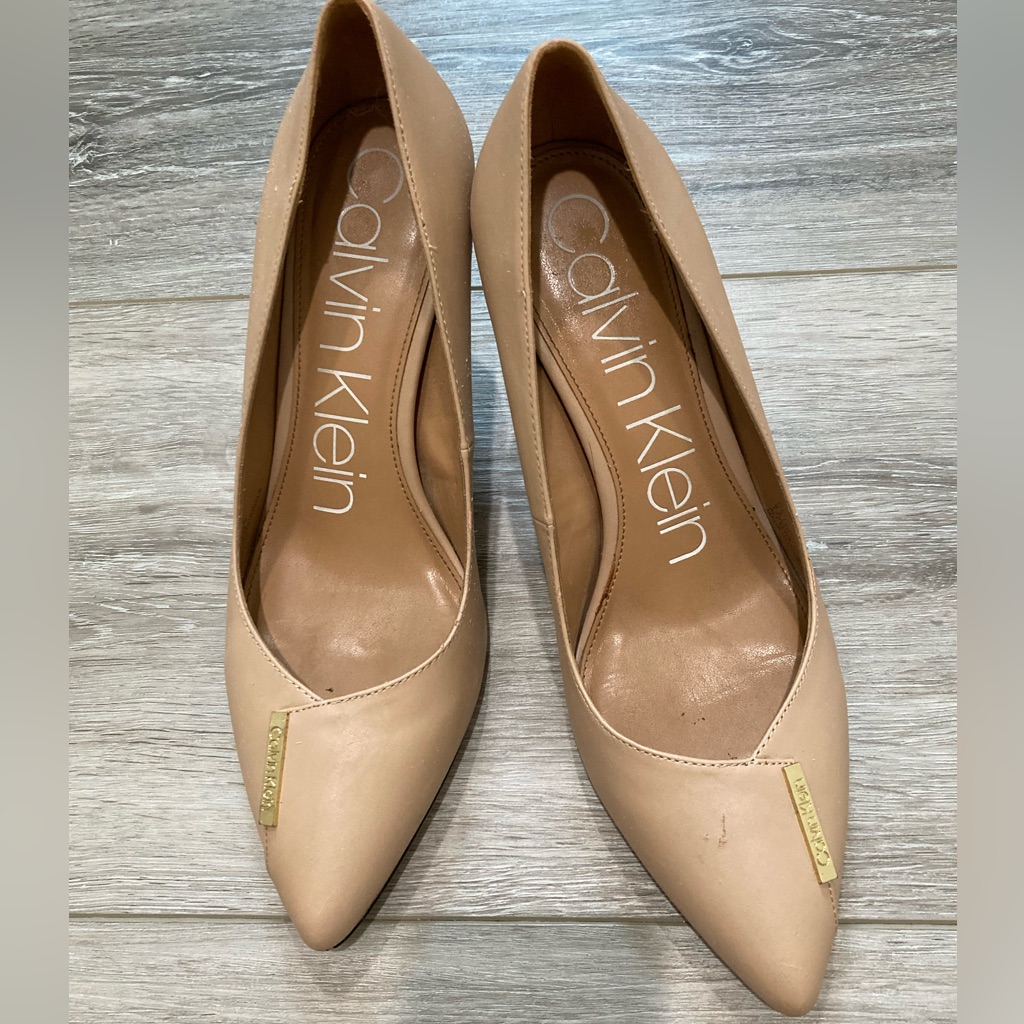 Calvin Klein Women's Beige Heels